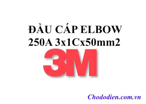 Đầu cáp Elbow 24kV 250A 3x1Cx50mm2 3M