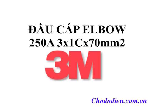 Đầu cáp Elbow 24kV 250A 3x1Cx70mm2 3M