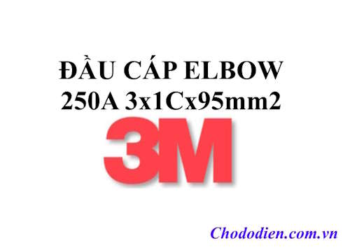 Đầu cáp Elbow 24kV 250A 3x1Cx95mm2 3M